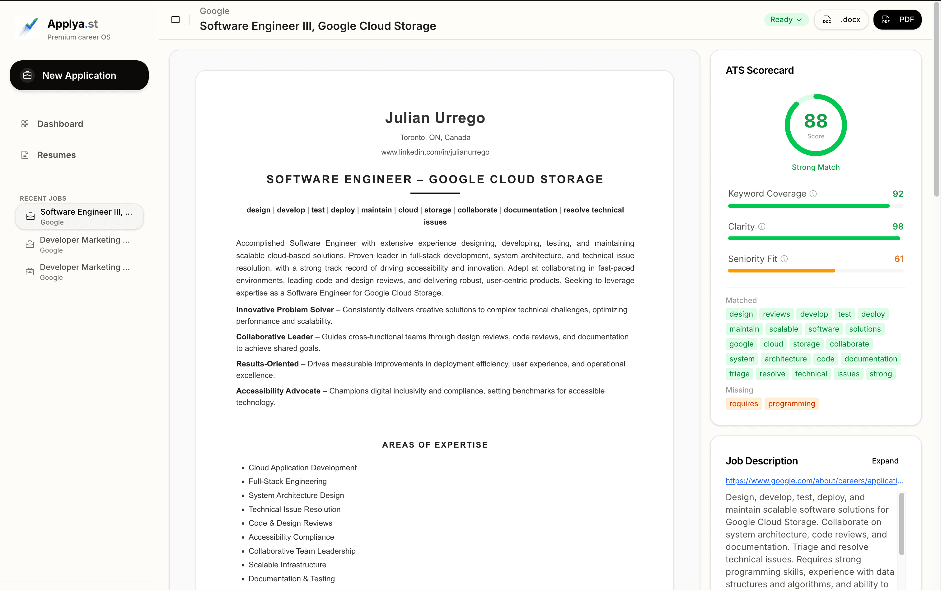 Resume Transformation Magic